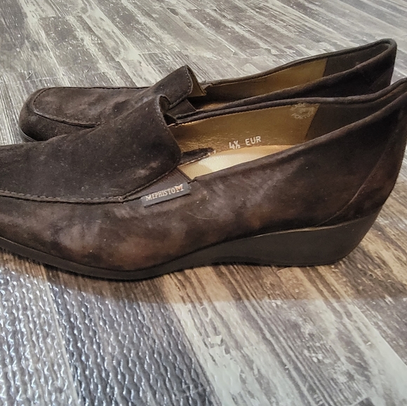 Mephisto brown suede air jet shoes sz 7 - Picture 2 of 12
